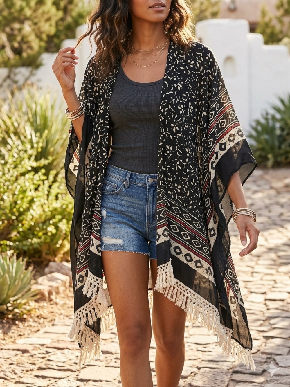NWT - World Market Boho Kimono